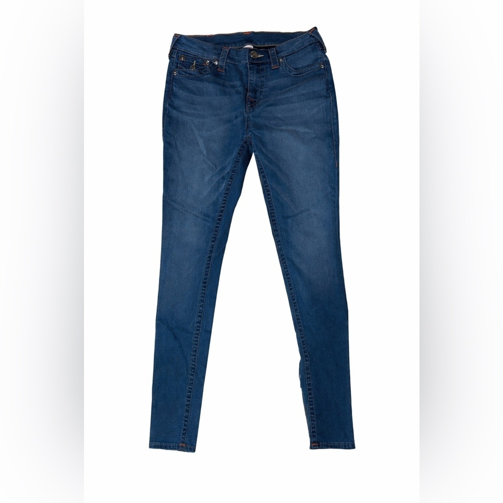 True Religion High Waisted Section Seat Skinny Jean Size 28